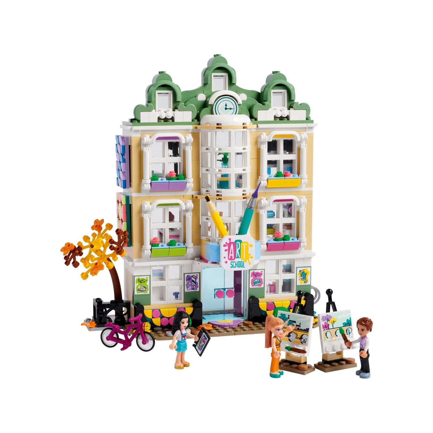 Конструктор LEGO Friends Emmas Art School 41711 купить по цене 3999 ₽ в  интернет-магазине Детский мир