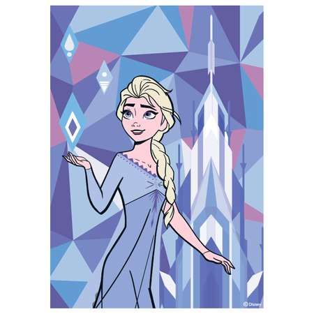 Набор для творчества Disney Рисуем наклейками по номерам Холодное сердце 64296