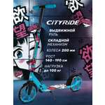 Самокат двухколесный складной CITYRIDE 200/200