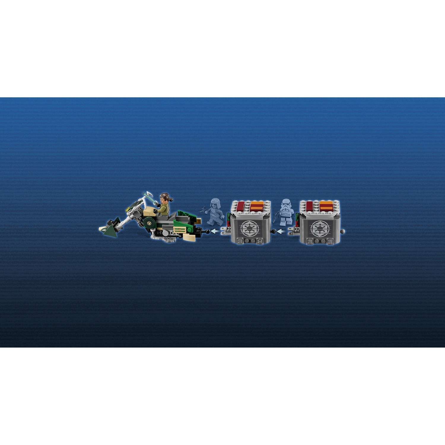 Конструктор LEGO Star Wars Скоростной спидер Кэнана блочный - фото 7