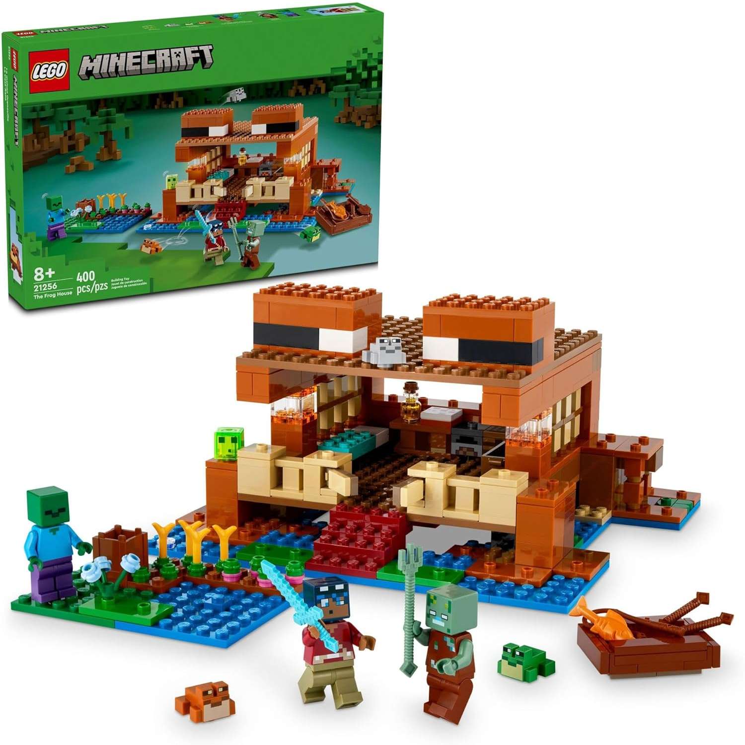 Конструктор LEGO Minecraft Лягушачий дом 21256 - фото 1