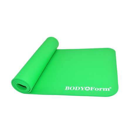 Коврик гимнастический Body Form BF-YM04 183x61x15 mm Зеленый
