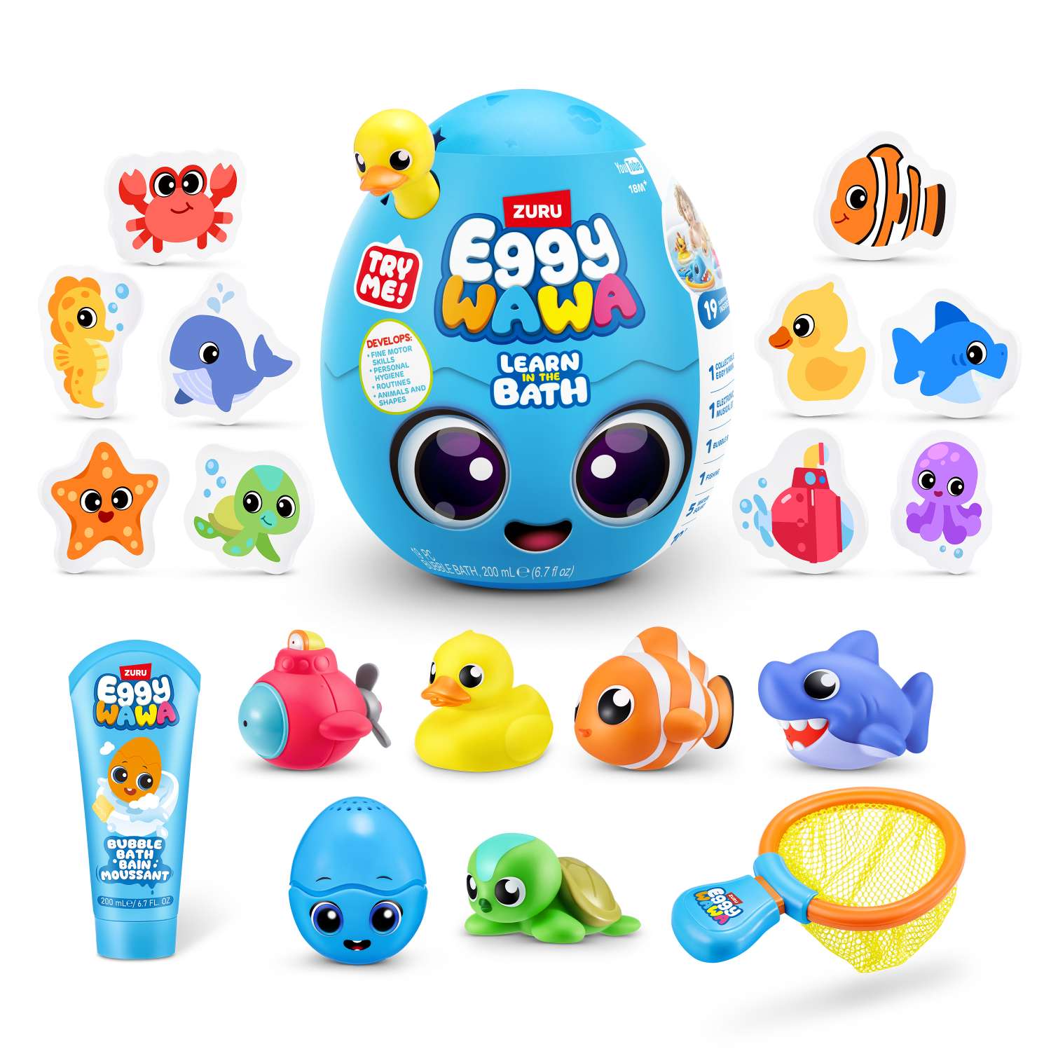 Игрушка Zuru Eggywawa Bathtime в непрозрачной упаковке (Сюрприз) 15101 - фото 23