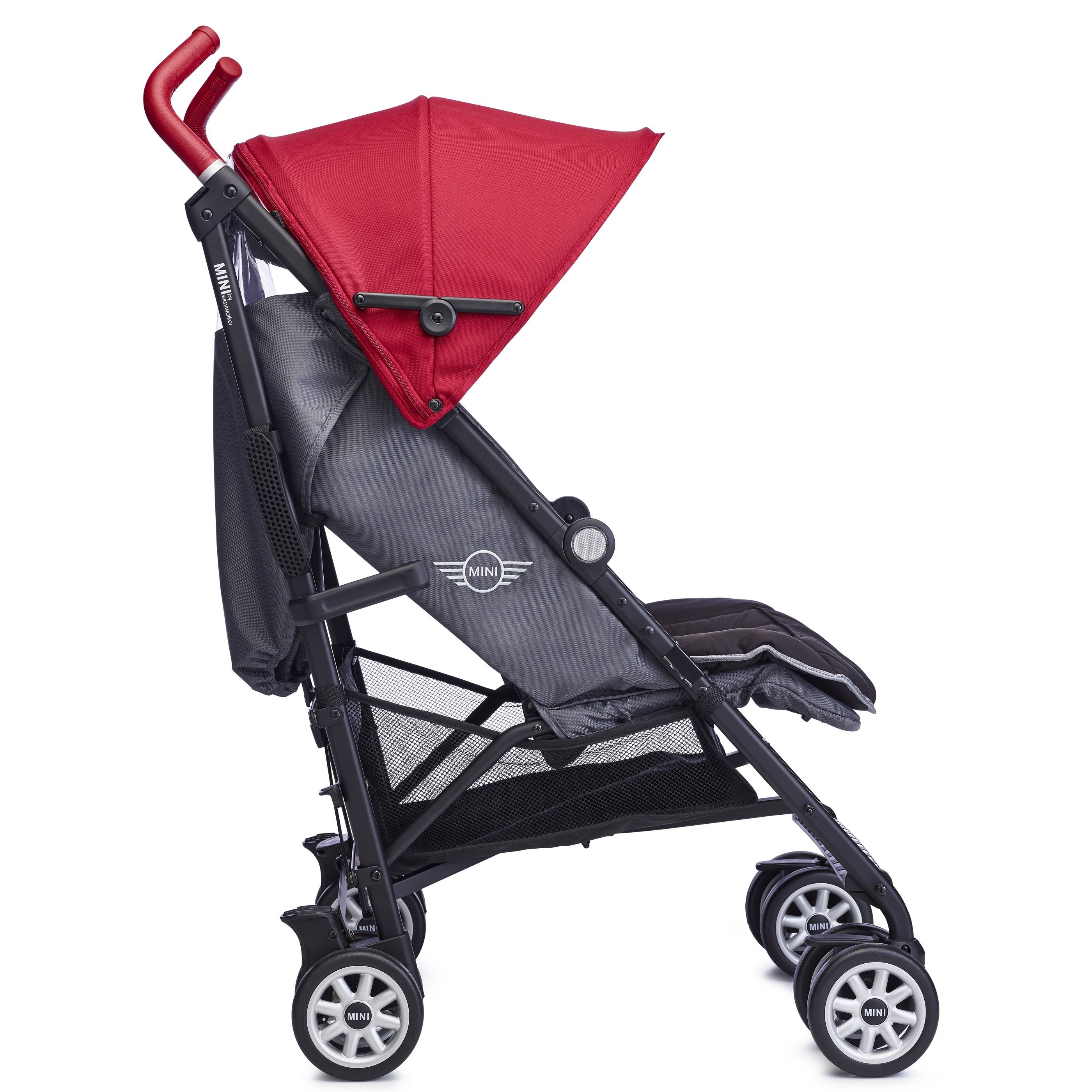 Коляска Easywalker Mini Buggy Union c бампером Red - фото 3