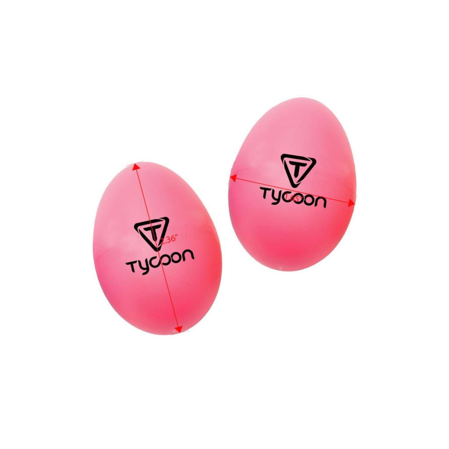 Шейкер TYCOON яйцо TE P цвет розовый материал пластик - фото 2