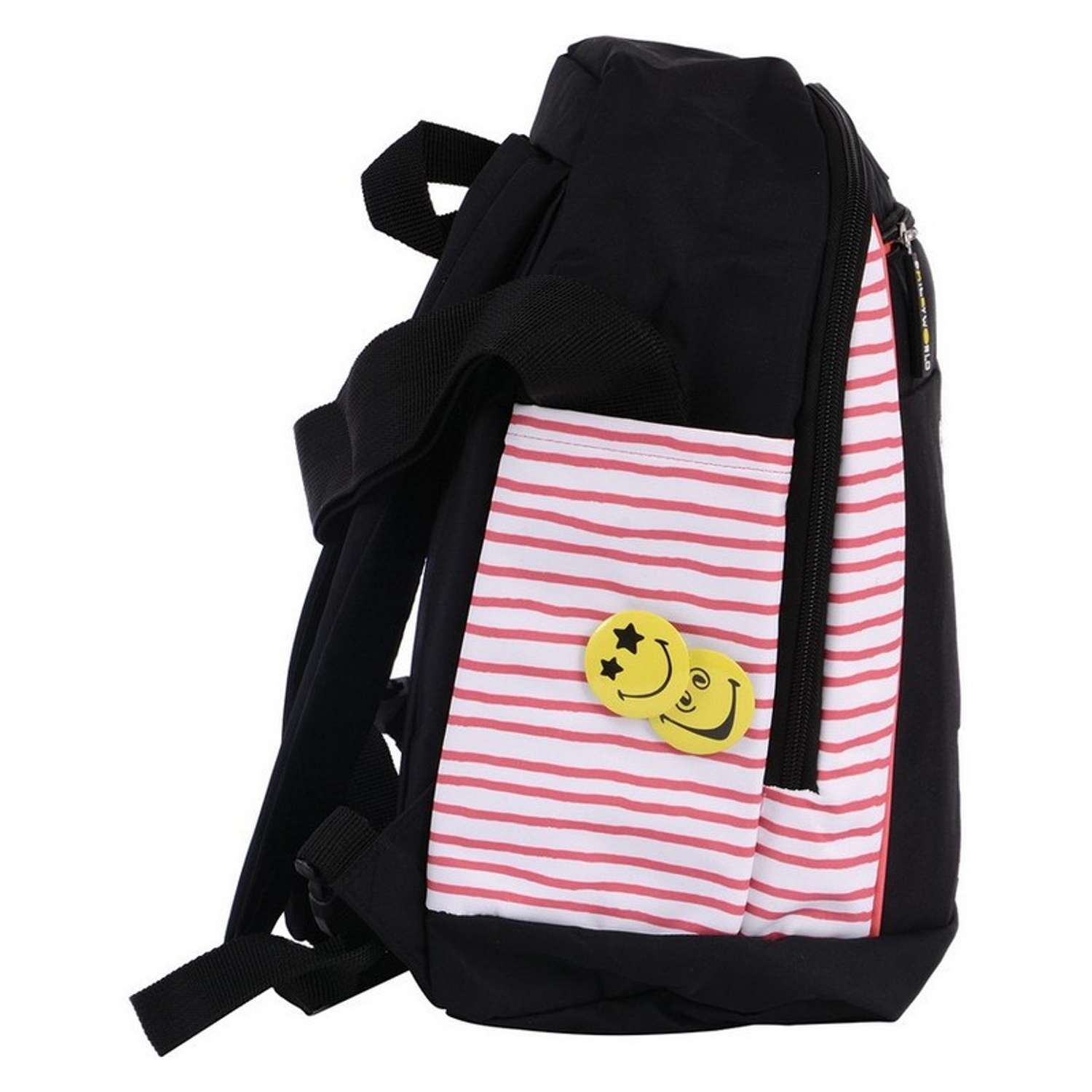Сумка-рюкзак Proff 2 в 1 Smile (черно-розовый) - фото 4