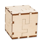 Деревянный конструктор Eco Wood Art (EWA) Головоломка Cube 3D puzzle
