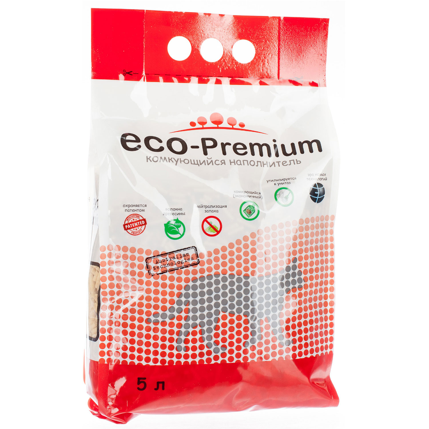 ECO-Premium Комкующийся наполнитель, BLUE (5 л)