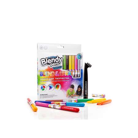 Набор для творчества Blendy pens хамелеонов «Blendy pens» 24 шт c аэрографом