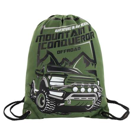 Мешок для обуви Brauberg Premium карман подкладка светоотражающие элементы 43х33 см Mountain conqueror