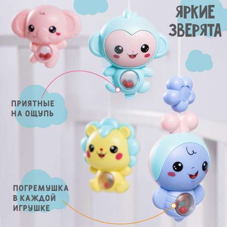 Мобиль для кроватки AmaroBaby Dreamy Wings Розовый