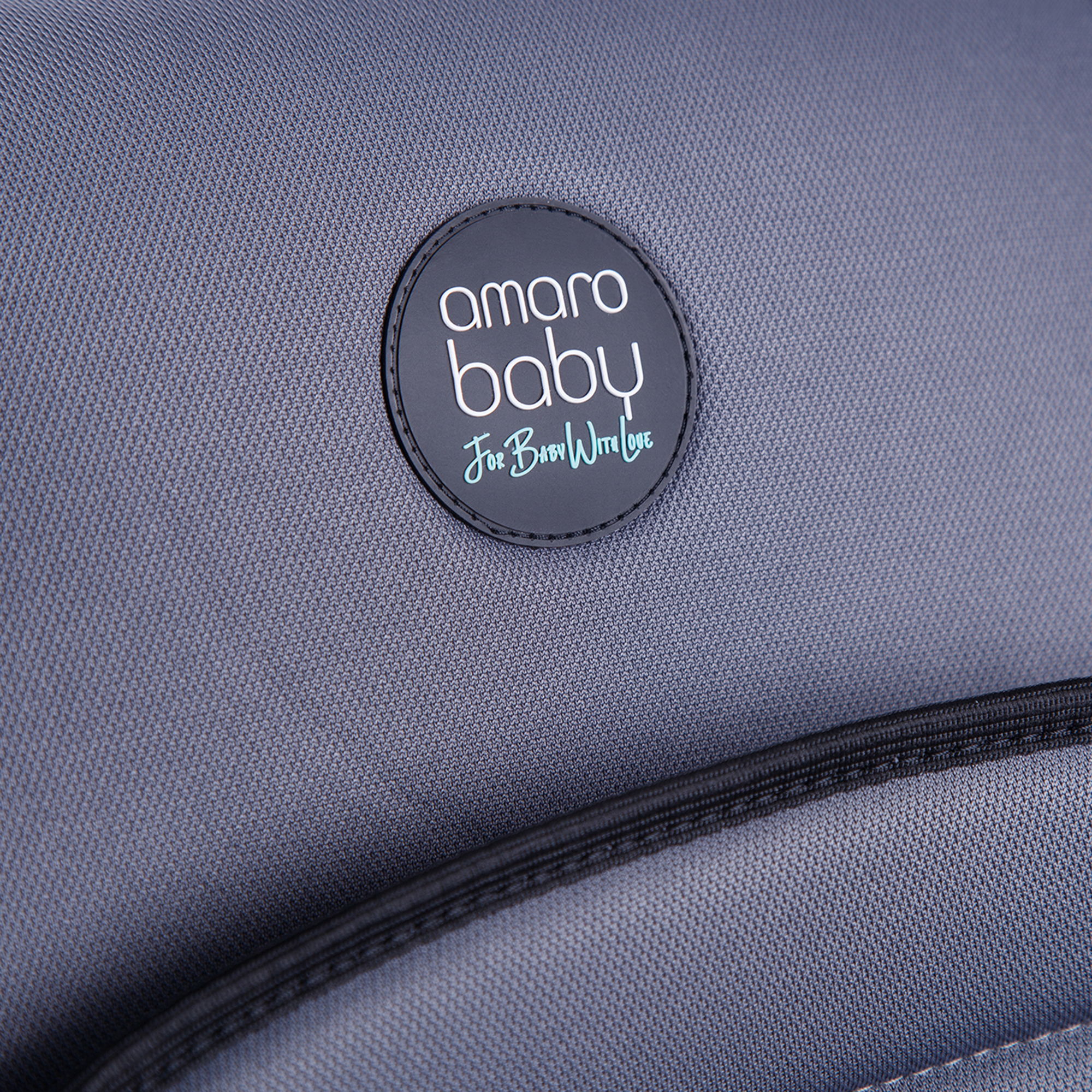 Автокресло детское AmaroBaby Safety группа 0+ серый чёрный - фото 15