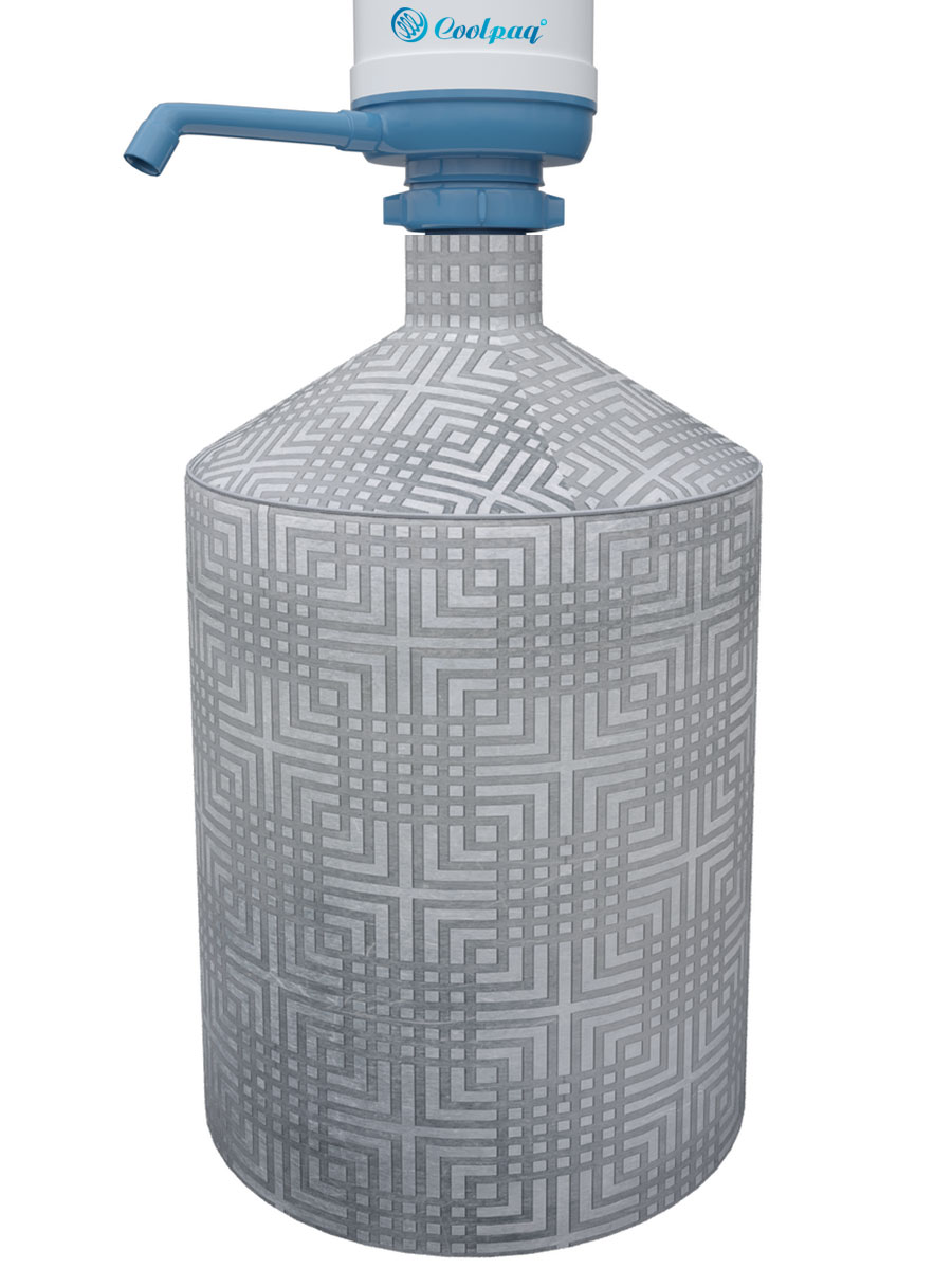 Чехол на бутыль 19л Coolpaq Steel Pattern - фото 1