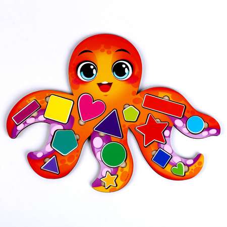 Развивающая игрушка Лесная мастерская «‎Учим формы и цвета с осьминогом»‎