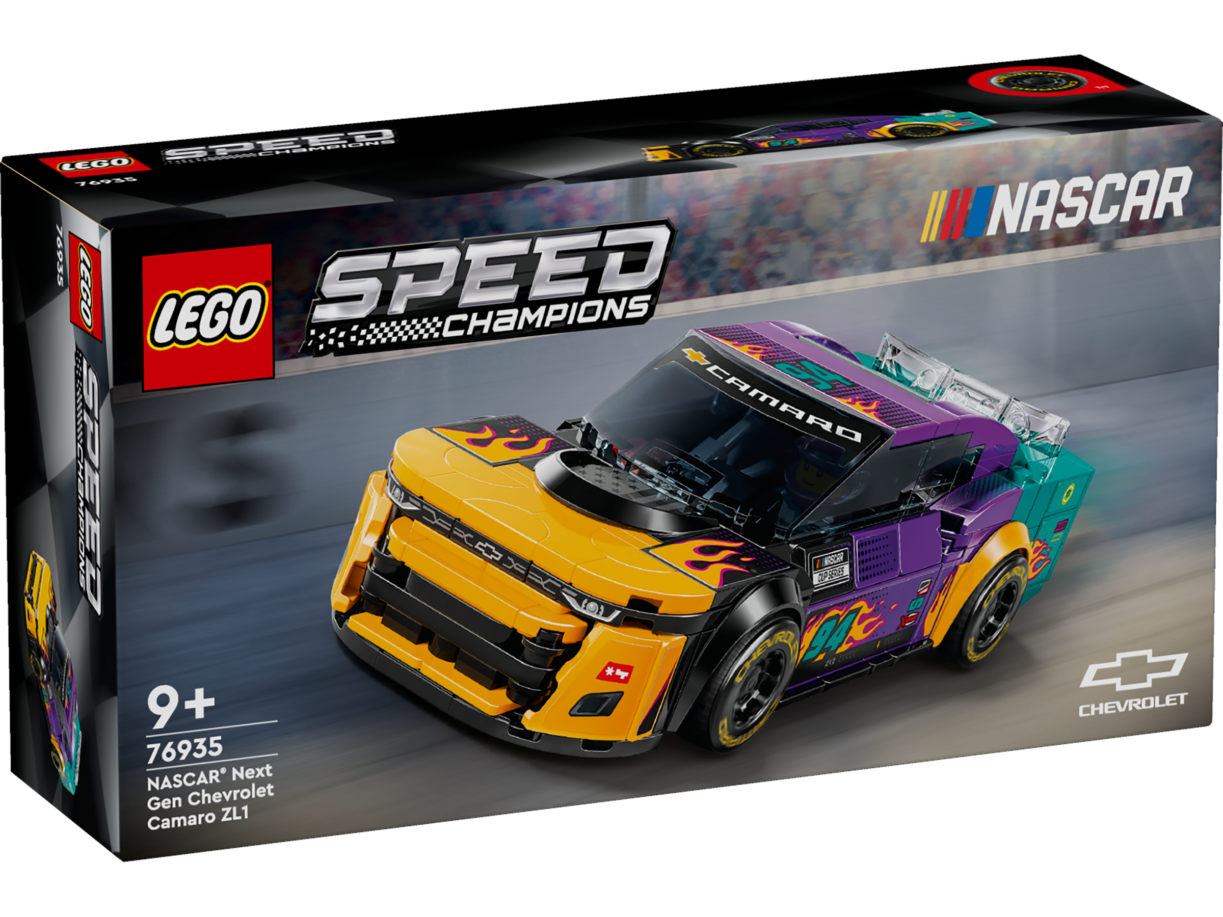 Конструктор LEGO Speed champions Следующее поколение Chevrolet Camaro ZL1 76935 - фото 3