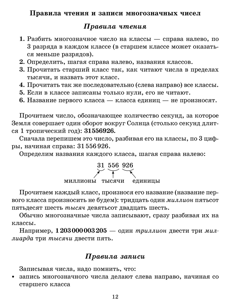 Книга ИД Литера Программный учебный материал по математике с заданиями и ответами. 1-4 классы - фото 3