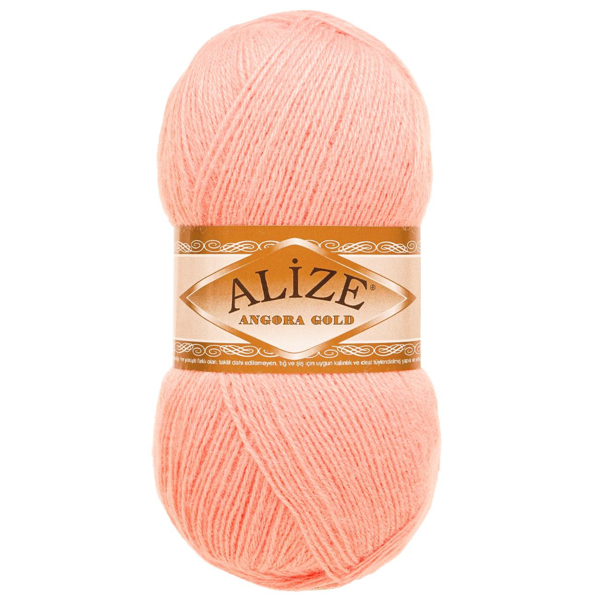 Пряжа Alize теплая для шарфов кардиганов Angora Gold 100 г 550 м 5 мотков 363 светло-розовый - фото 4