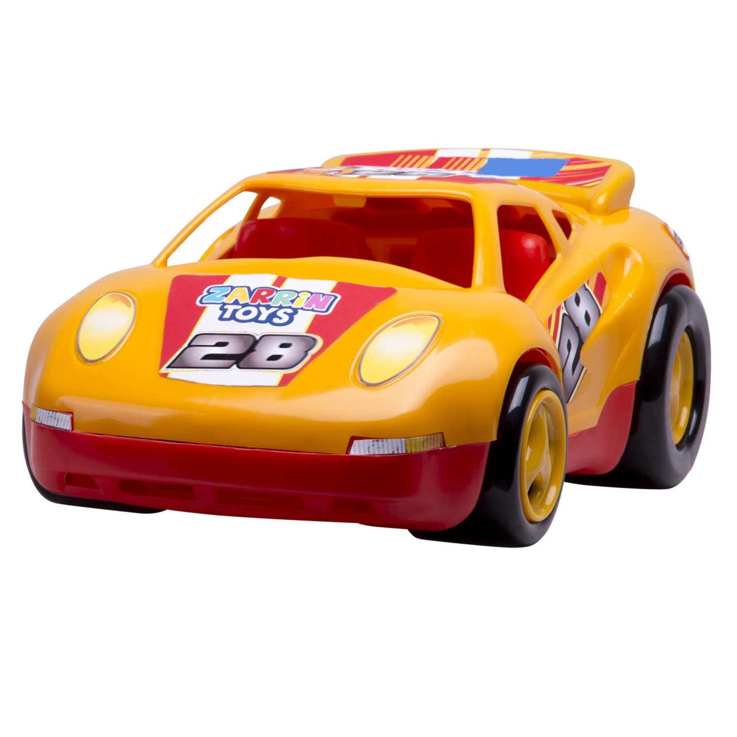 Игрушка Zarrin Toys Автомобиль гонка желтый I3/желтый - фото 1