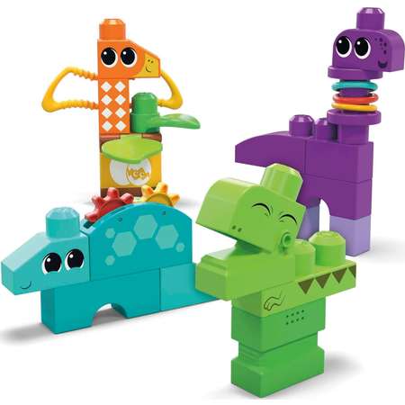 Конструктор Mega Bloks Squeak n Chomp Dinos HKN43