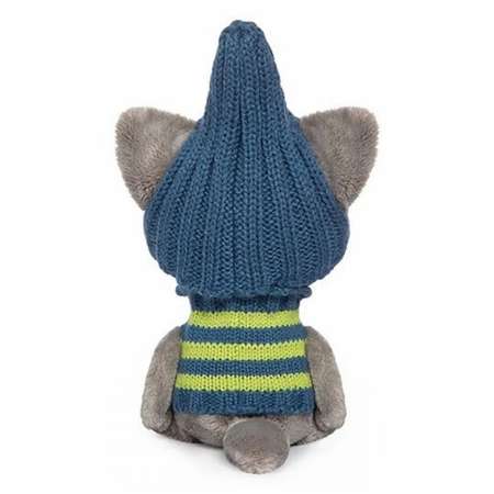 Мягкая игрушка BUDI BASA Волчонок Вока в шапочке и свитере 15 см BB06257