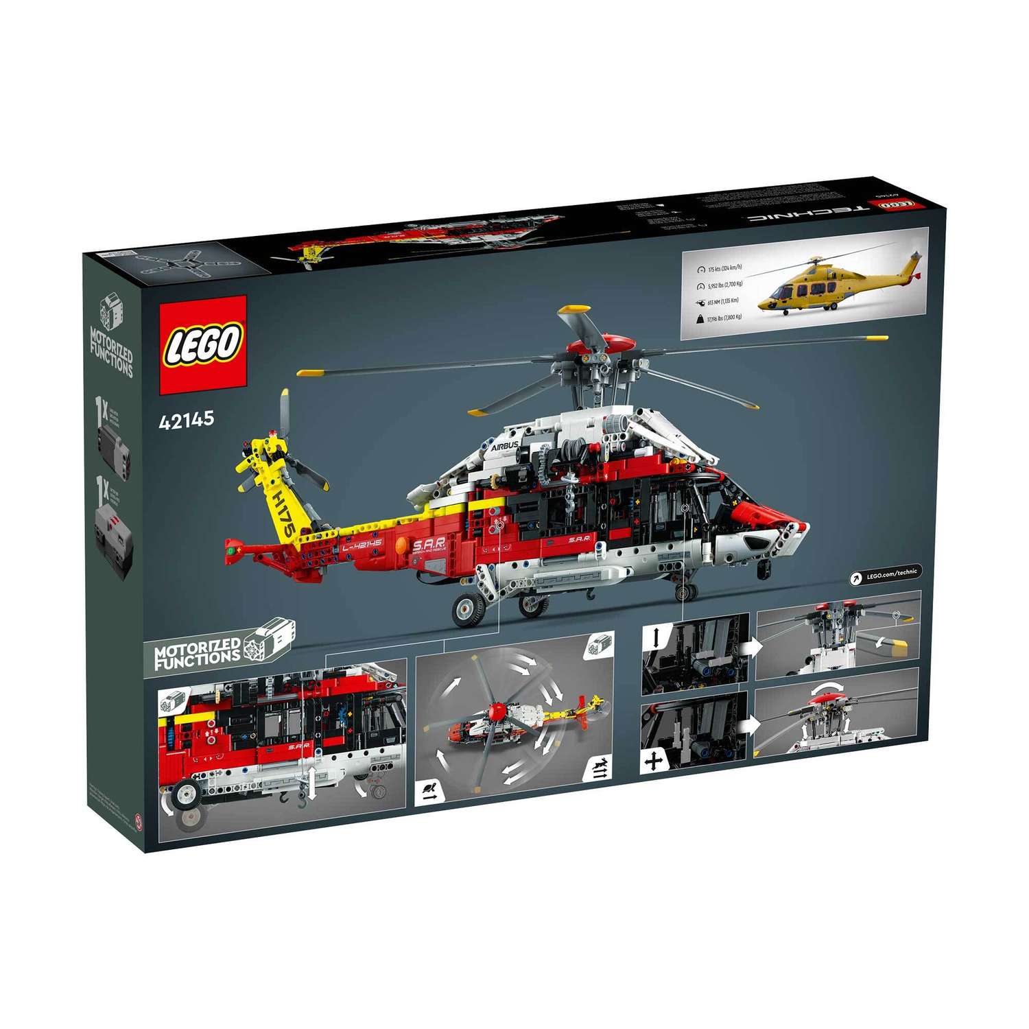 Конструктор LEGO Technic 42145 Спасательный вертолет Airbus H175 - фото 1