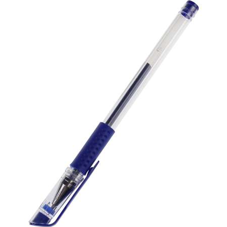 Ручка гелевая Legend d=0.7 прозрачный корпус Синяя РГ-0652