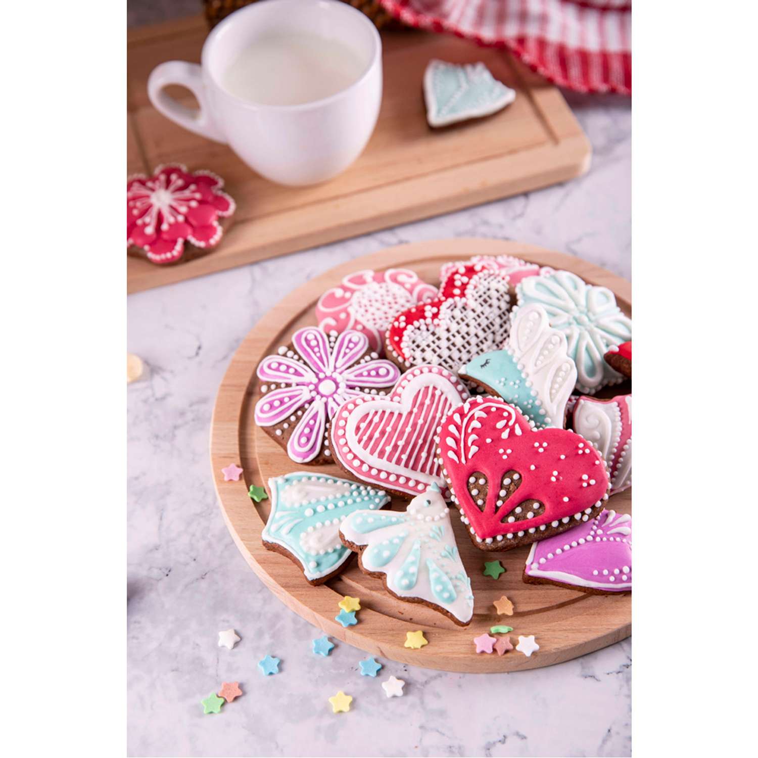 Форма для печенья Phibo LOVE розовый - фото 3