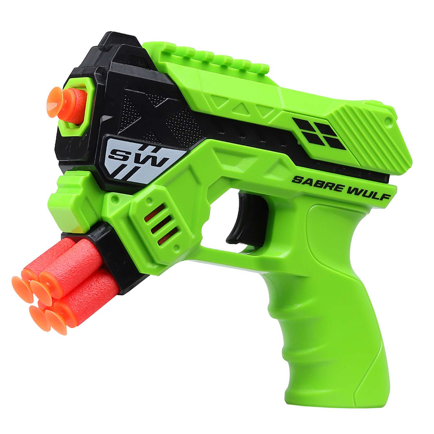 Игрушечное оружие Маленький Воин Бластер с мягкими пулями ручной затвор JB0211062 - фото 6