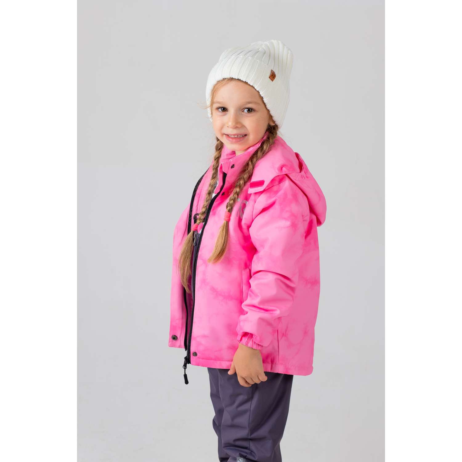 Куртка и полукомбинезон RuStyle Комплект туман розовый - фото 3