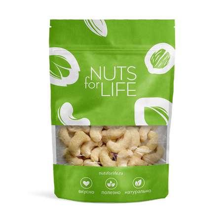 Орехи NUTS for LIFE Кешью обжаренный 100 г