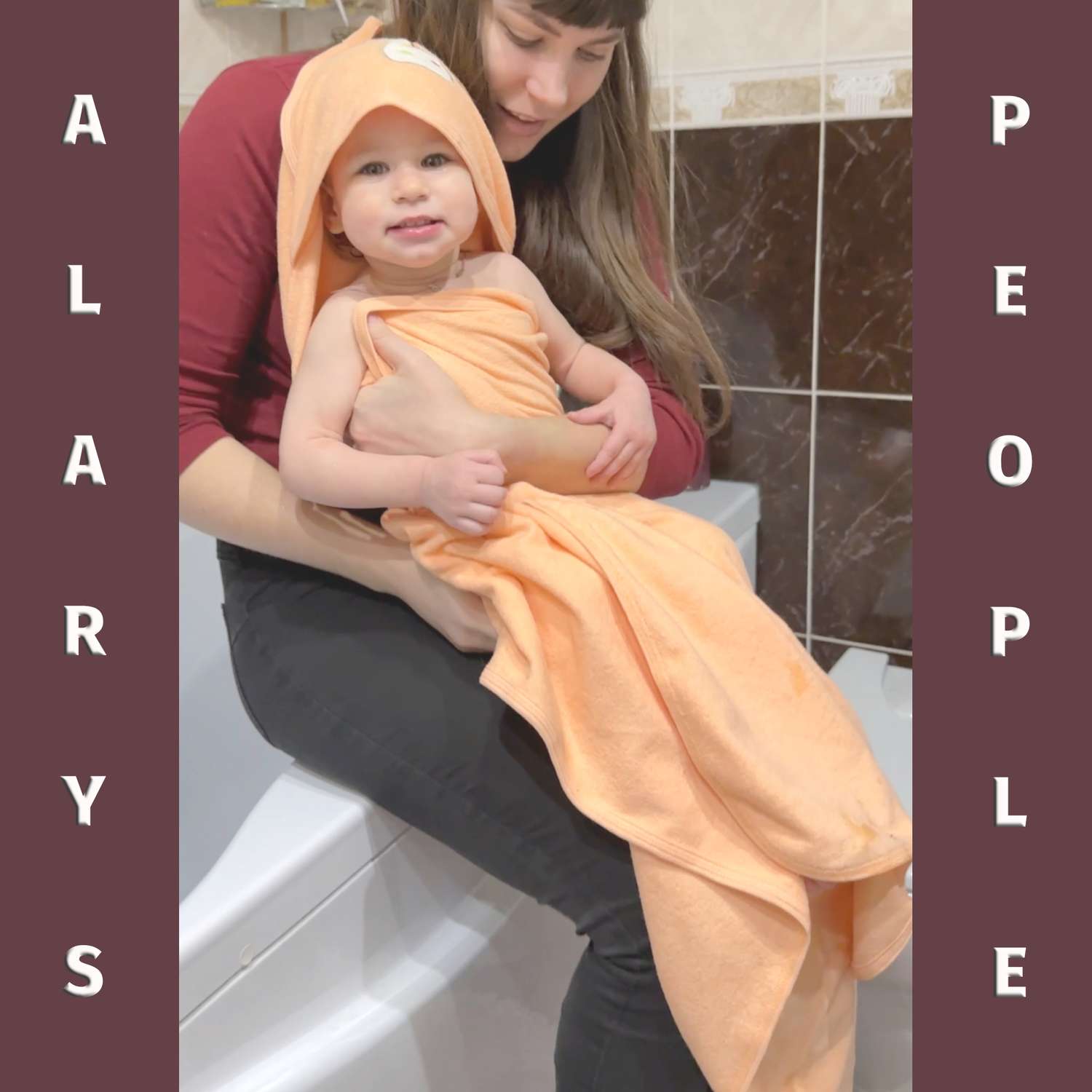 Набор для купания ALARYSPEOPLE пеленка-полотенце с уголком и рукавичка - фото 14