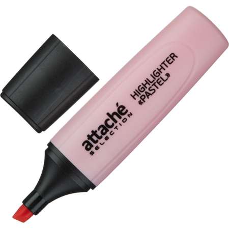 Маркер текстовыделитель Attache Selection Pastel 1-5 мм розовый 10 шт