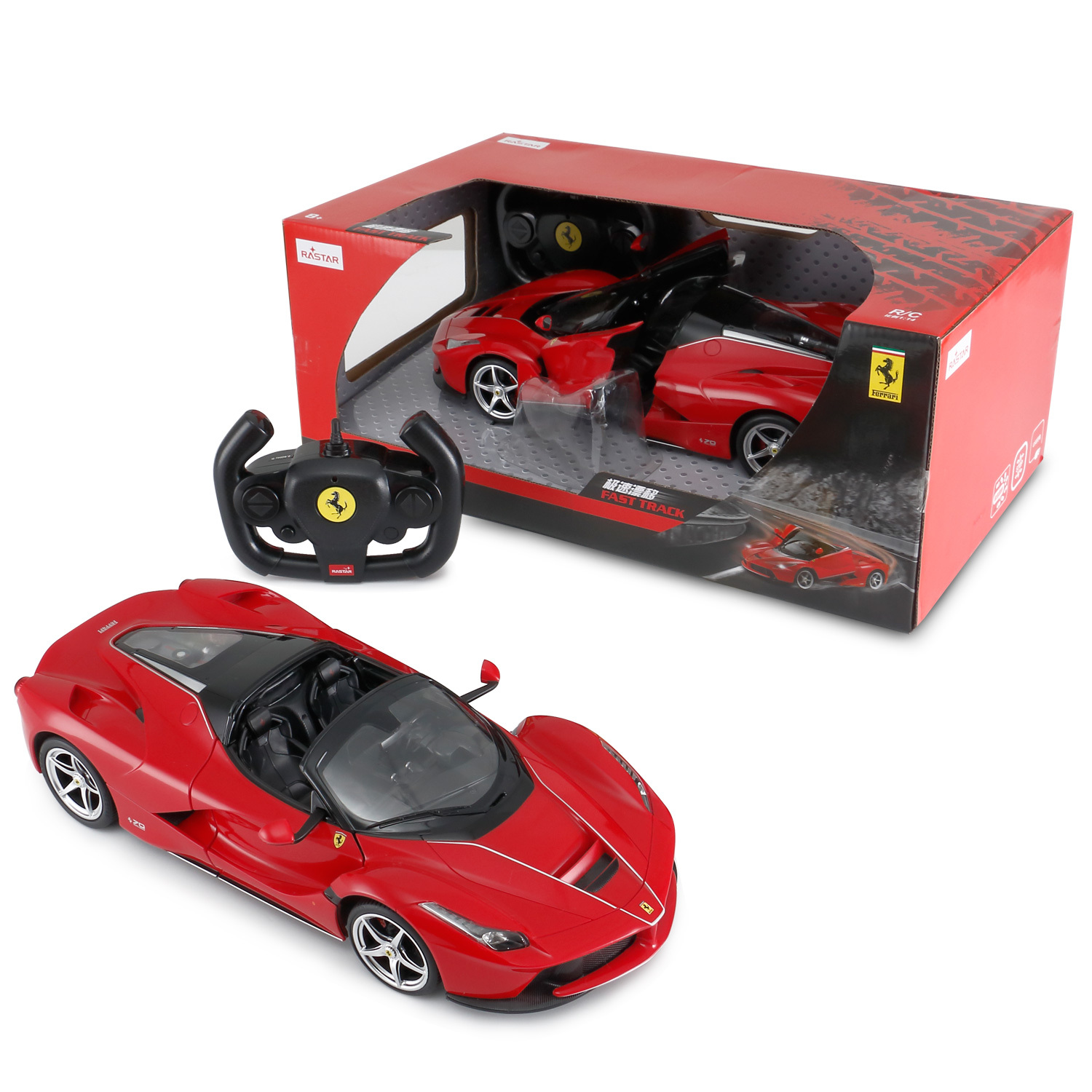 Машина Rastar радиоуправляемая 1:14 Ferrari Aperta Красная 75800 купить по  цене 1699 ₽ в интернет-магазине Детский мир