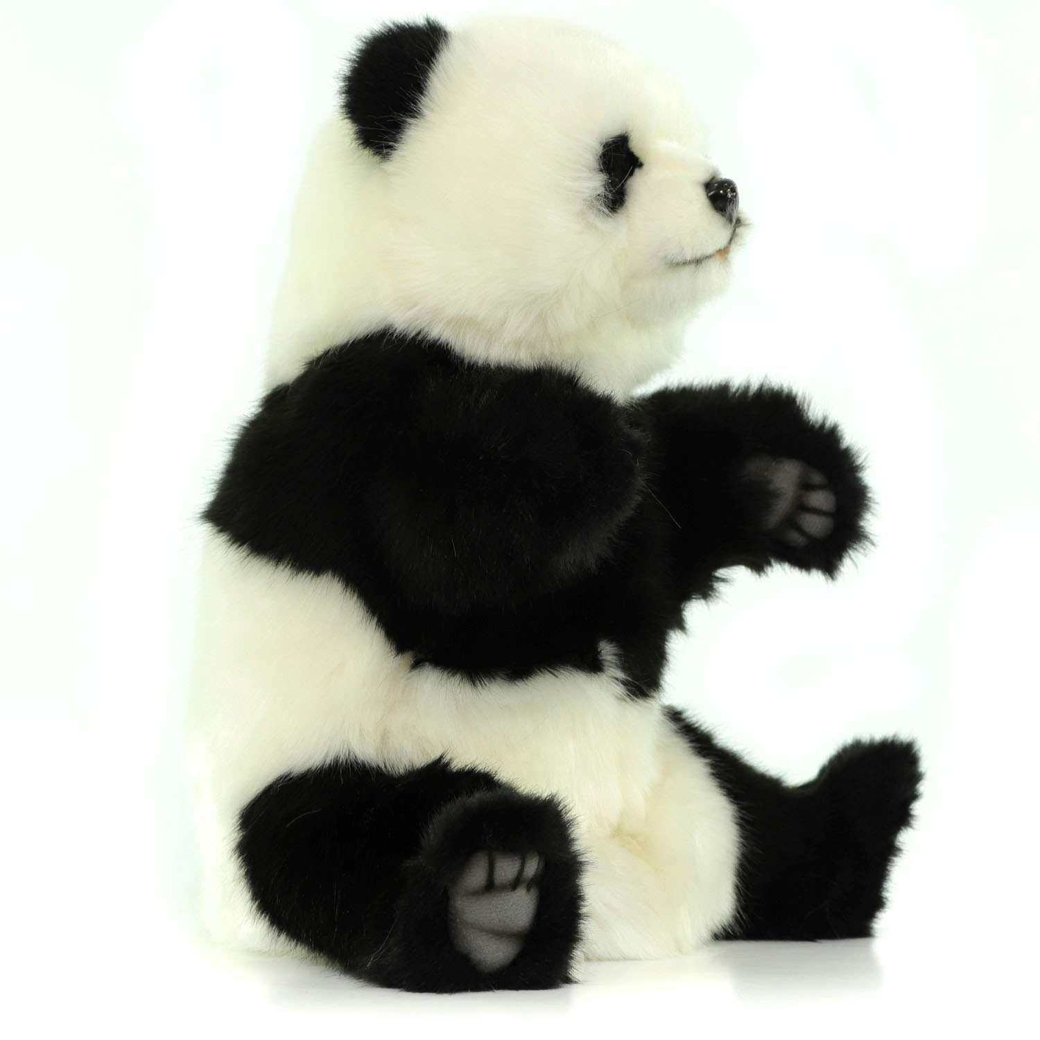 Реалистичная мягкая игрушка HANSA Панда (игрушка на руку) 30 см - фото 10