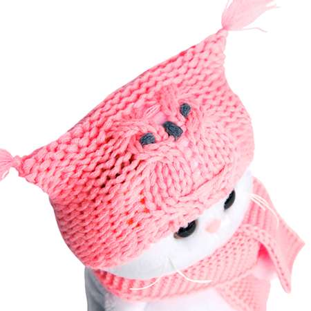 Мягкая игрушка BUDI BASA Ли Ли Baby в шапке-сова и шарфе 20 см LB-022