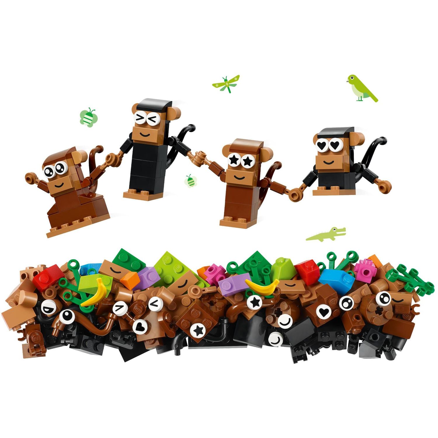Конструктор LEGO Classic Creative Monkey Fun 11031 - фото 3