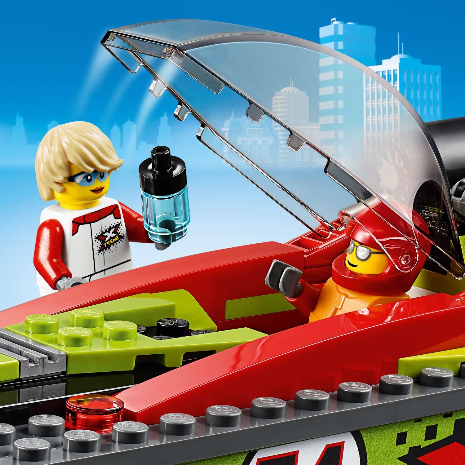 Конструктор LEGO City Great Vehicles Транспортировщик скоростных катеров 60254 - фото 10
