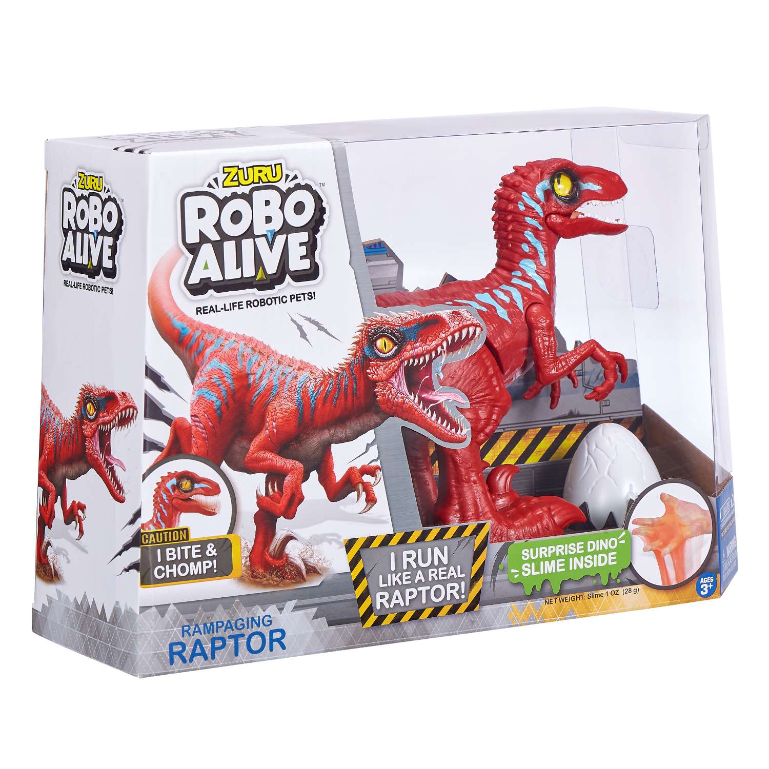 Игрушка ROBO ALIVE Zuru Raptor Красный 25289A - фото 15