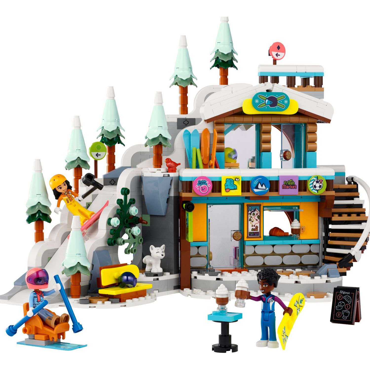 Конструктор LEGO Holiday Ski Slope and Café 41756 - фото 2