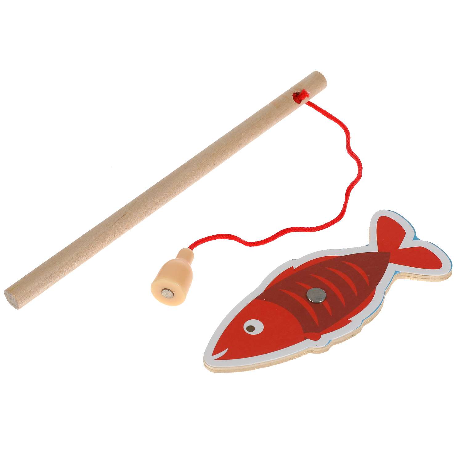 Игрушка деревянная Буратино Ми-ми-мишки Рыбалка на пруду - фото 5