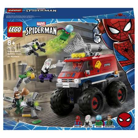 Конструктор LEGO DC Super Heroes Монстр-трак Человека-Паука против Мистерио 76174