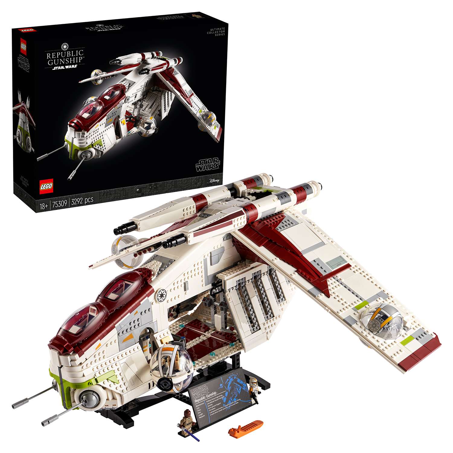 Конструктор LEGO Star Wars Боевой корабль Республики 75309 - фото 1