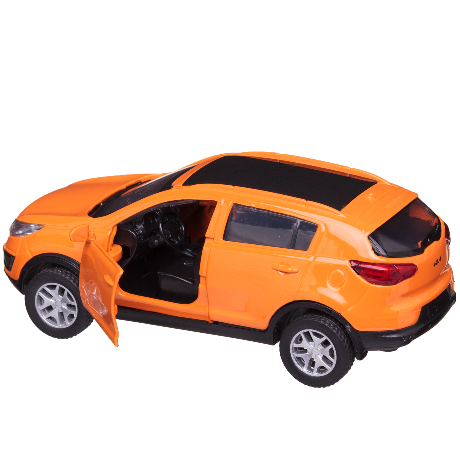 Автомобиль Abtoys KIA MSZ 1:43 инерционный красный WE-15963O - фото 6