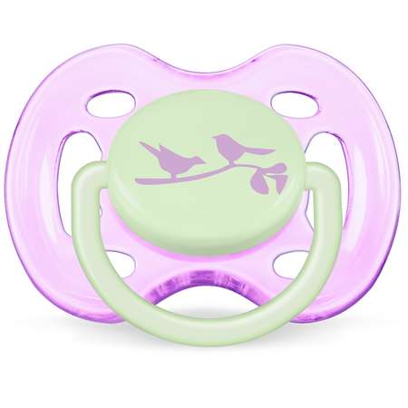 Пустышка Philips Avent серия FreeFlow (SCF172/18) 2 шт 0-6 мес. Фиолетовая/Бирюзовая