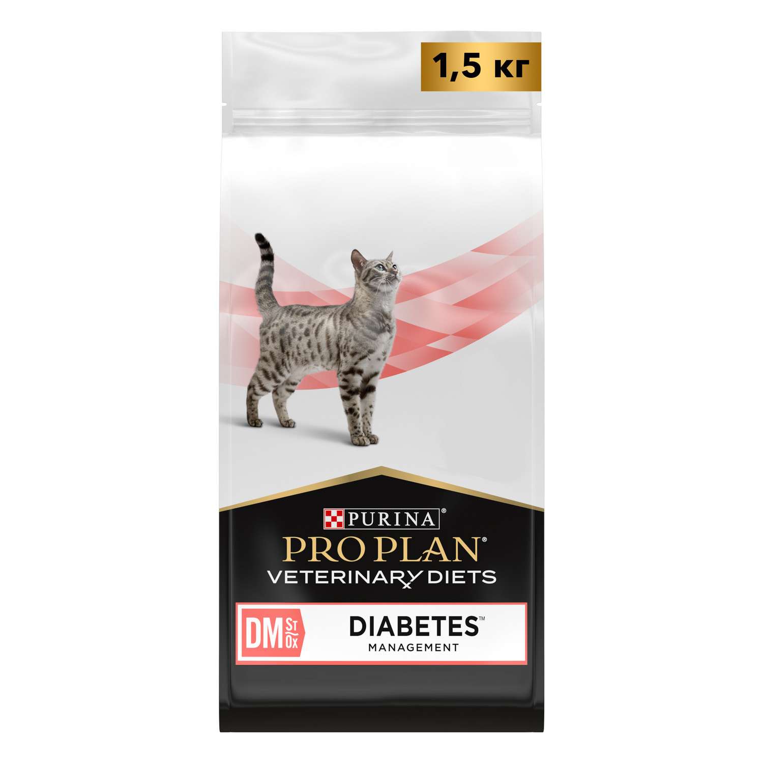 Корм для кошек Purina Pro Plan Veterinary diets DM при диабете 1.5 кг - фото 1
