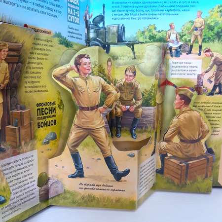 Книга для детей интерактивная Malamalama Великая Отечественная война. Энциклопедия для детей
