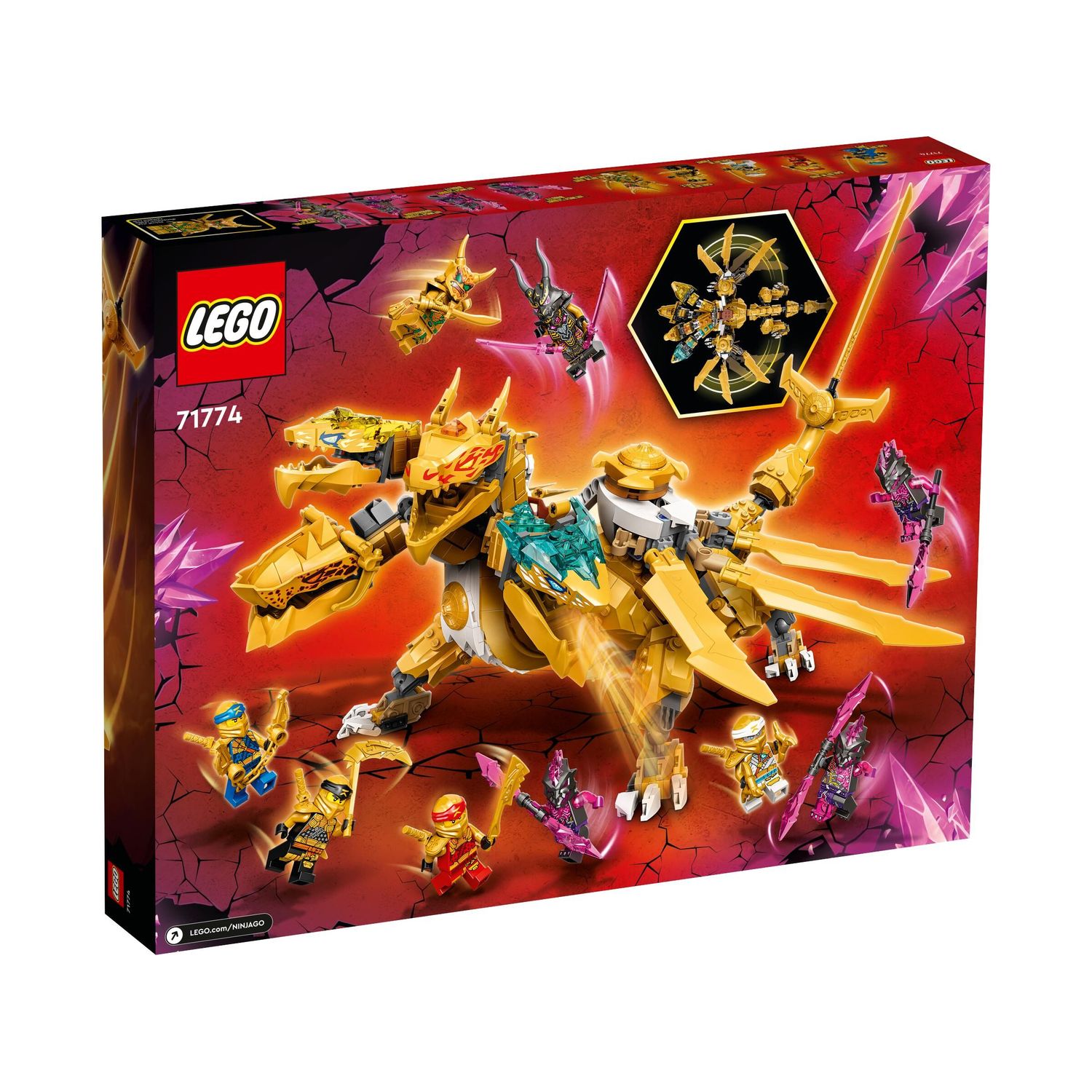 LEGO Ninjago Lloyds Golden Ultra Dragon 71774 11399