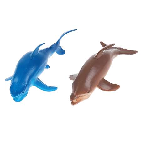 Набор фигурок Играем Вместе пластизоль подводный мир 11 животных +4 водоросли 298696