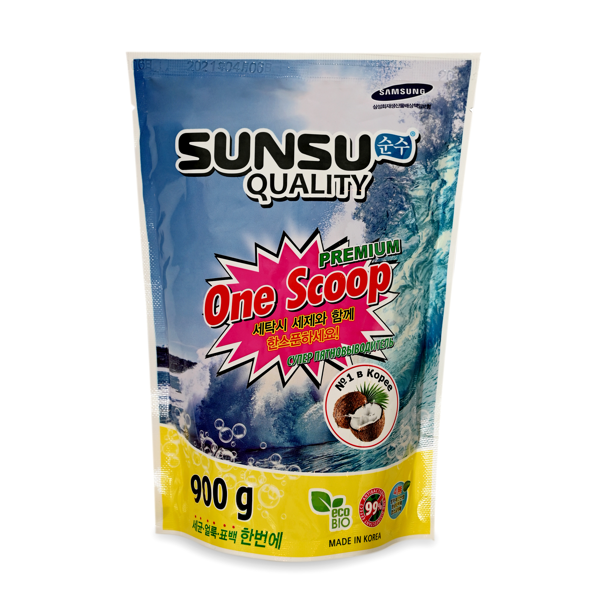 Пятновыводитель SUNSU QUALITY универсальный One Scoop 900 г - фото 1