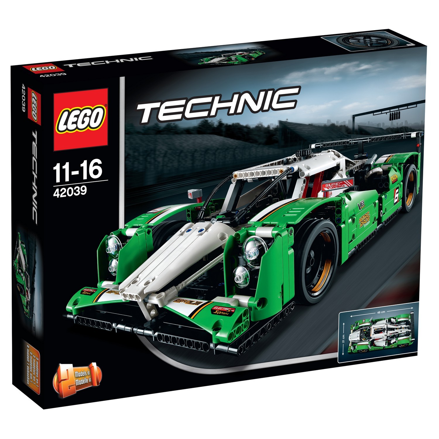 Конструктор LEGO Technic Гоночный автомобиль (42039) купить по цене 8999 ₽  в интернет-магазине Детский мир